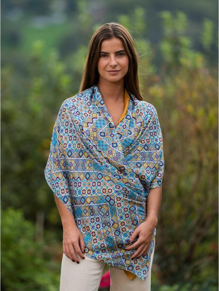Foulard double en soie ASK256CD