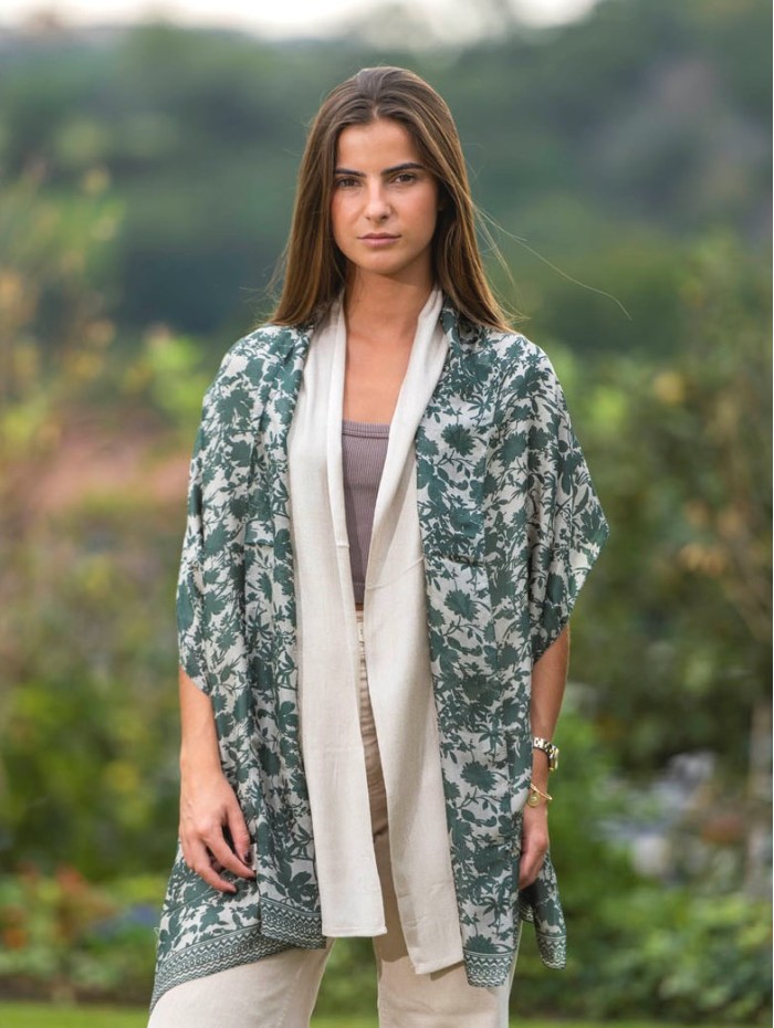 Fular de seda doble ASK257CDA