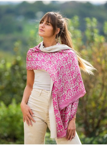 Foulard double en soie ASK257CDB