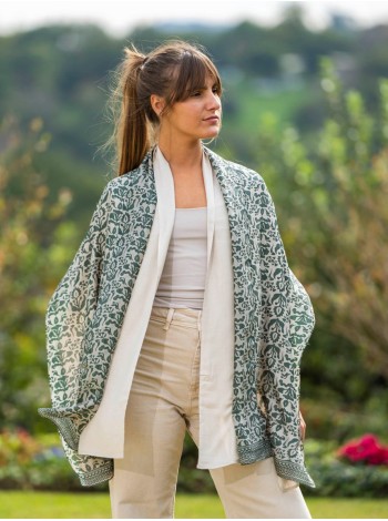 Foulard double en soie ASK257CDB