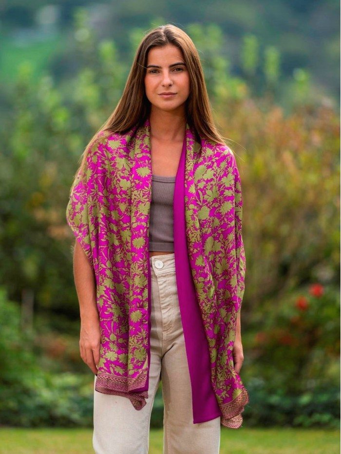 Foulard double en soie ASK258CDA