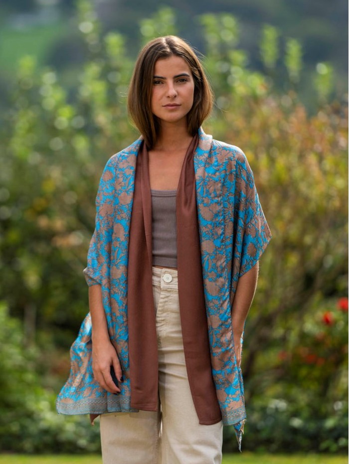 Foulard double en soie ASK258CDA