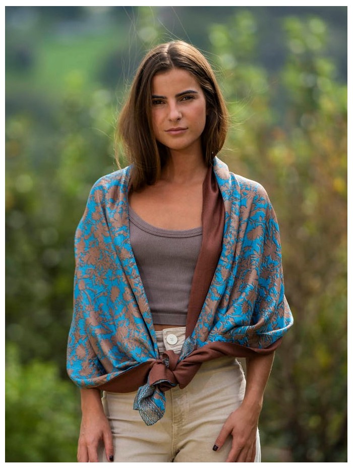 Foulard double en soie ASK258CDA