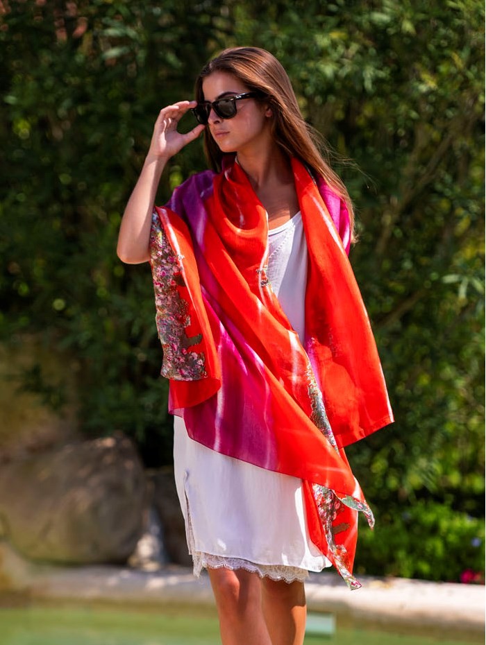Foulard en soie ATU305C