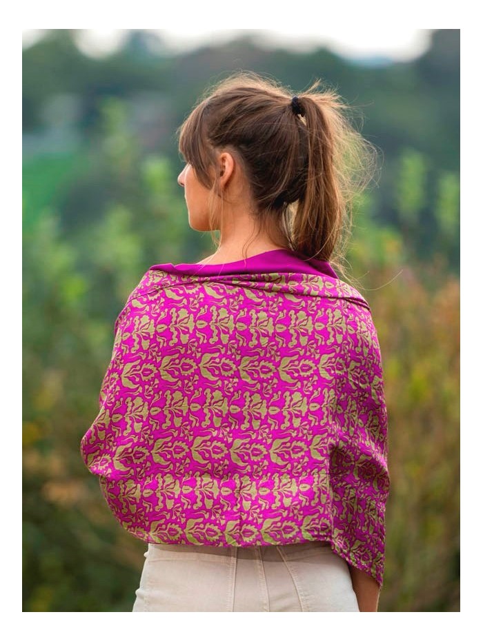 Double silk foulard ASK258CDB
