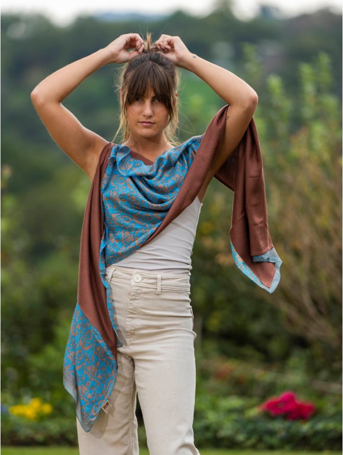 Double silk foulard ASK258CDB