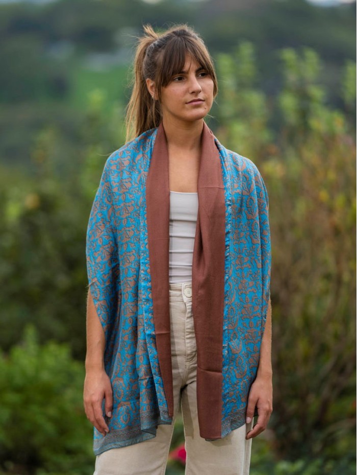 Double silk foulard ASK258CDB