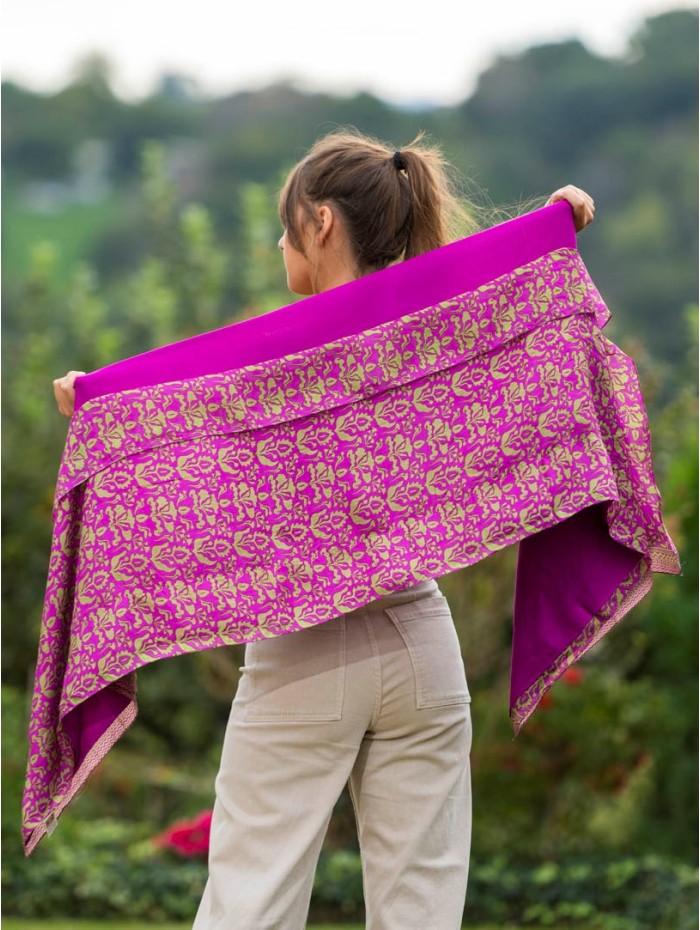 Double silk foulard ASK258CDB