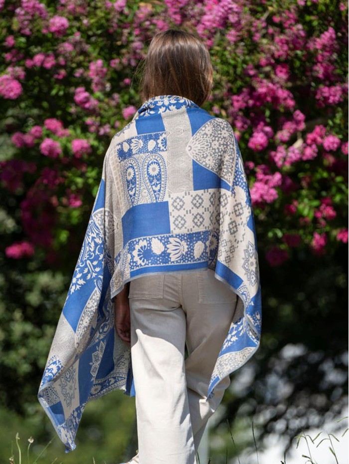 Wool and silk scarf ASW40F