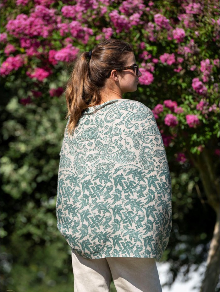 Wool and silk scarf ASW41F