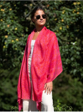 Wool and silk scarf ASW42F