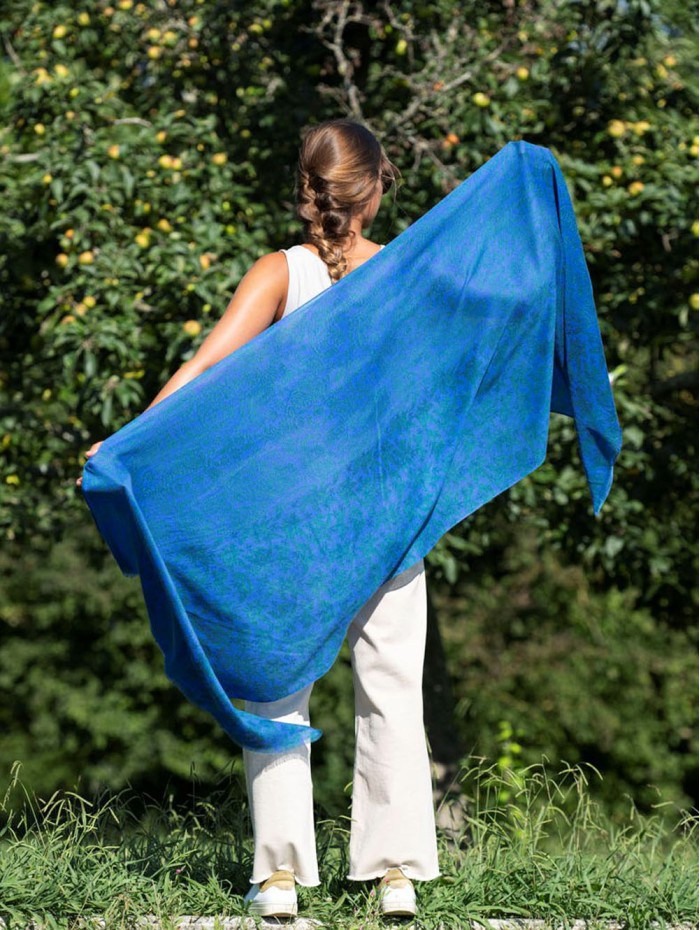 Wool and silk scarf ASW42F