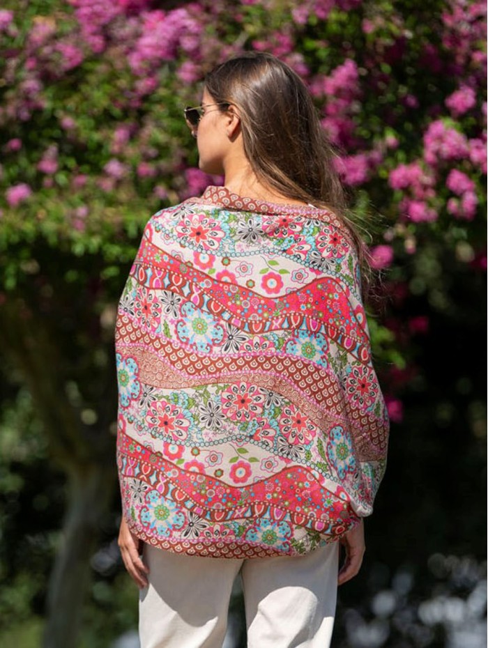 Wool and silk scarf ASW44F