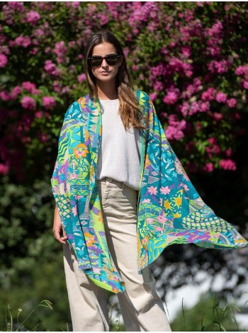 Wool and silk scarf ASW50F