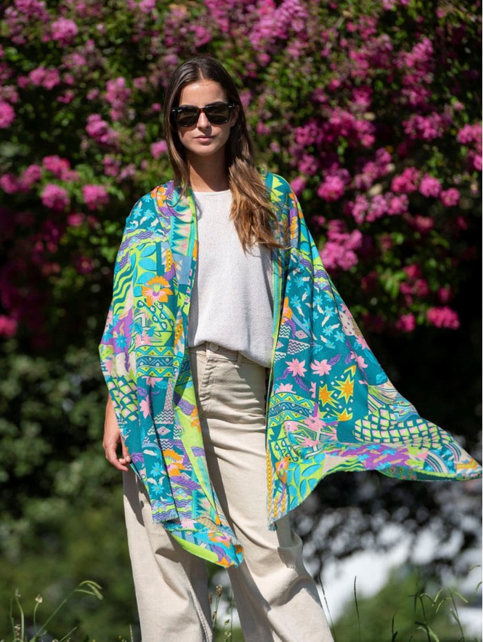 Wool and silk scarf ASW50F