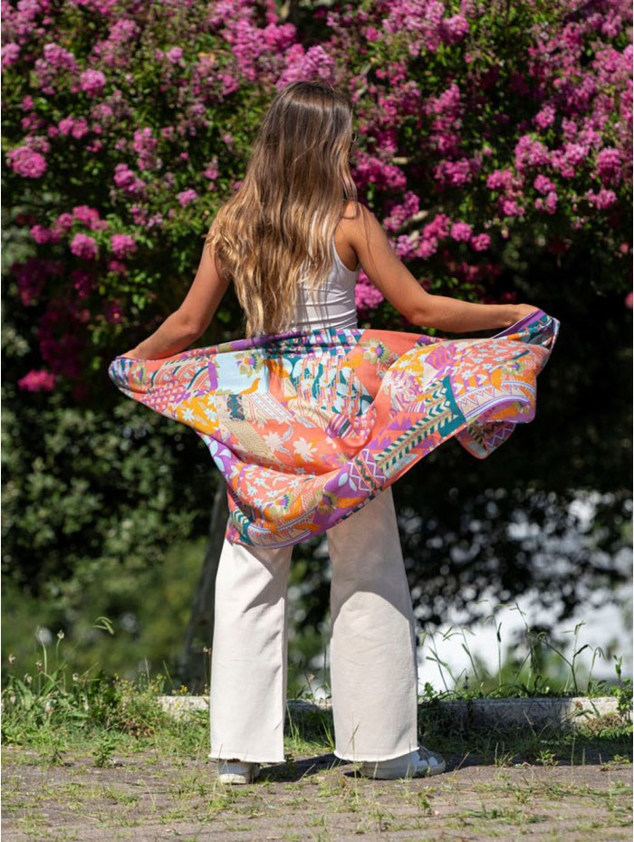 Wool and silk scarf ASW50F