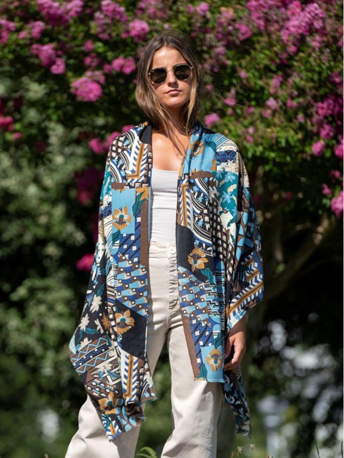 Wool and silk scarf ASW50F