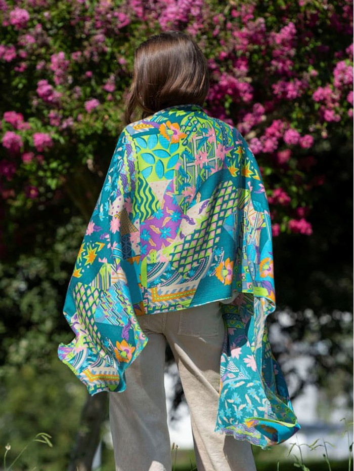 Wool and silk scarf ASW50F