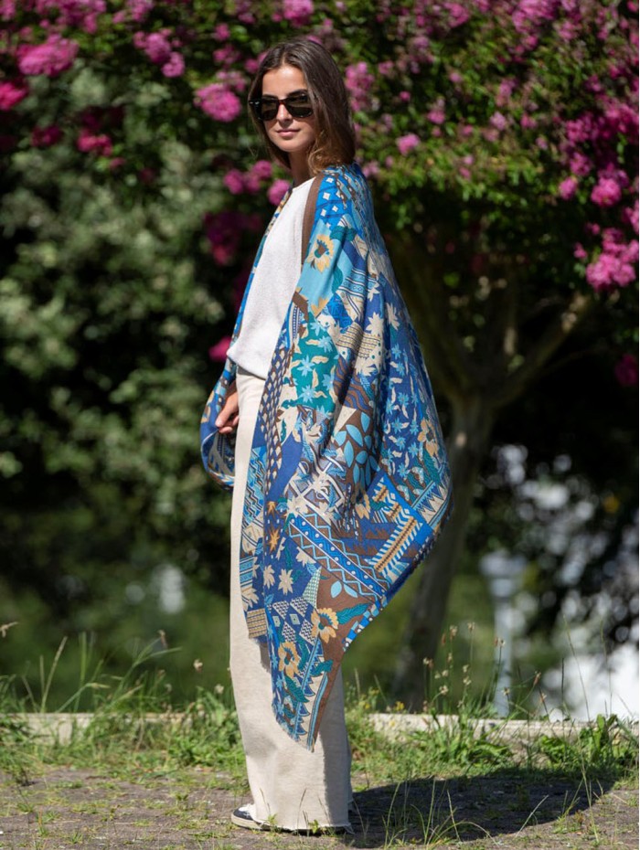 Wool and silk scarf ASW50F