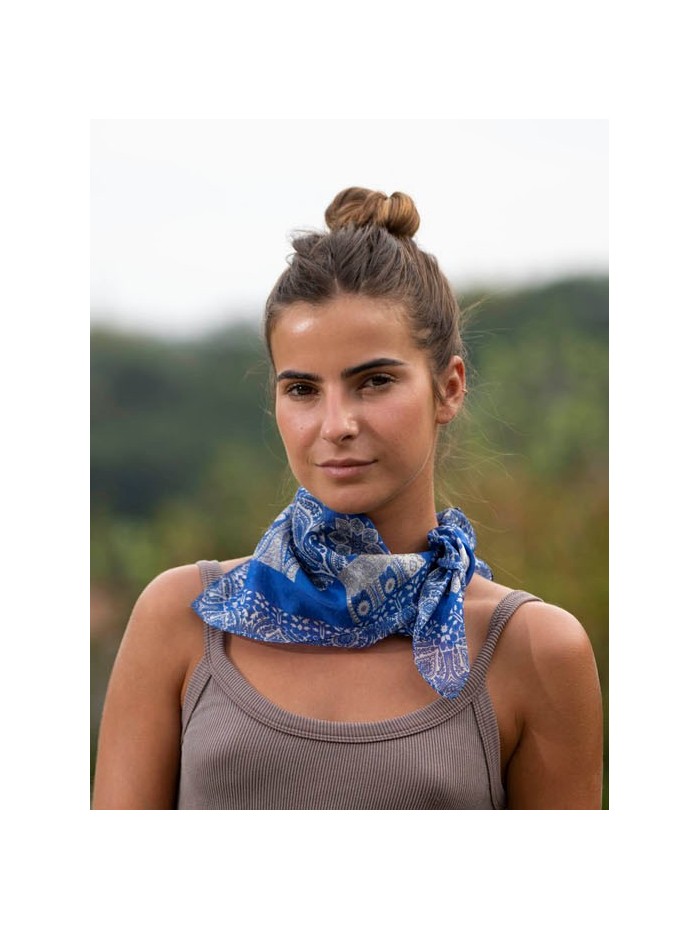 Silk small scarves ASK40P - Pack of 5 colors