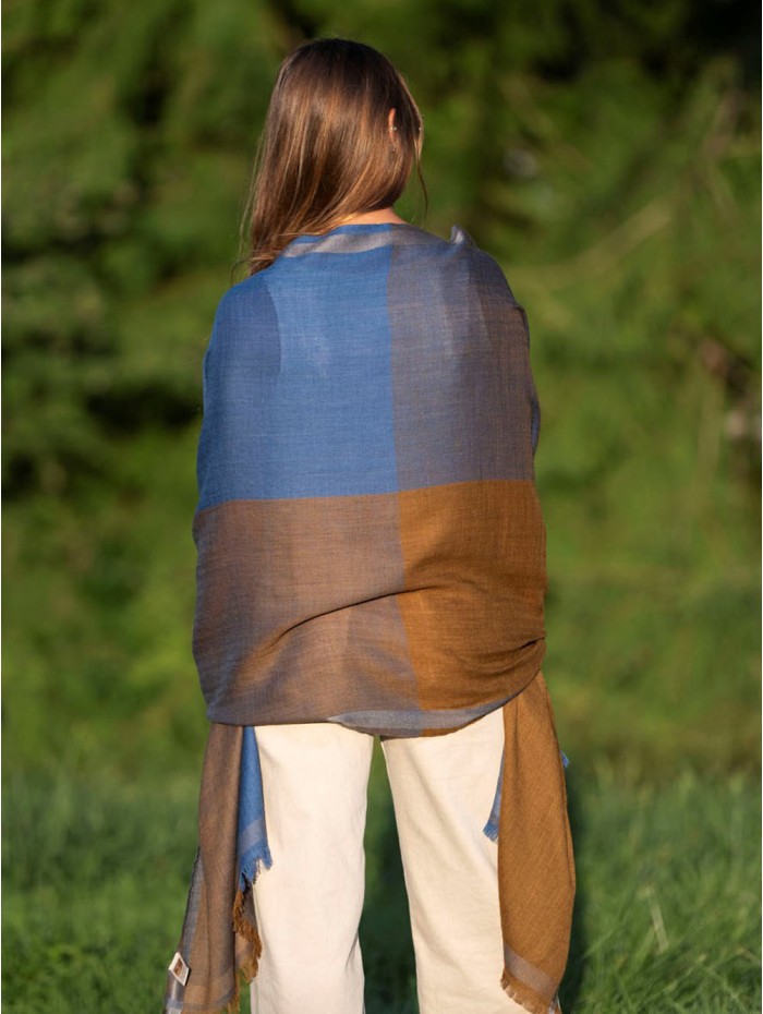 Wool and silk scarf ASW37F