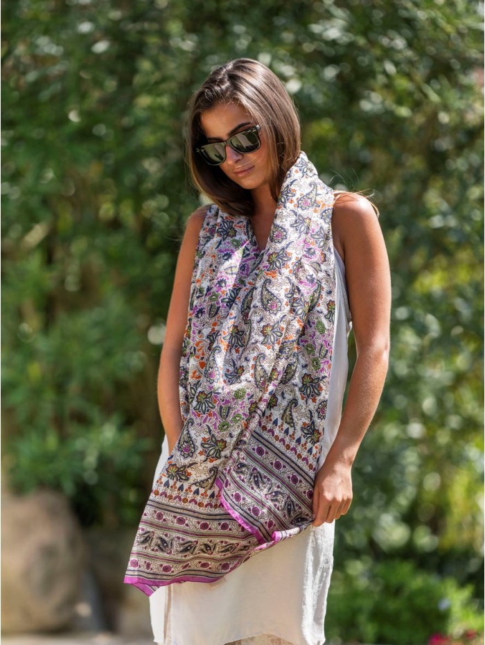 Foulard en soie ATU301C