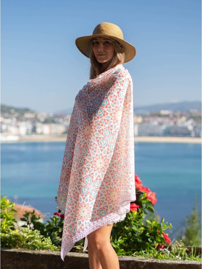 Cotton shawl-sarong ACT123C