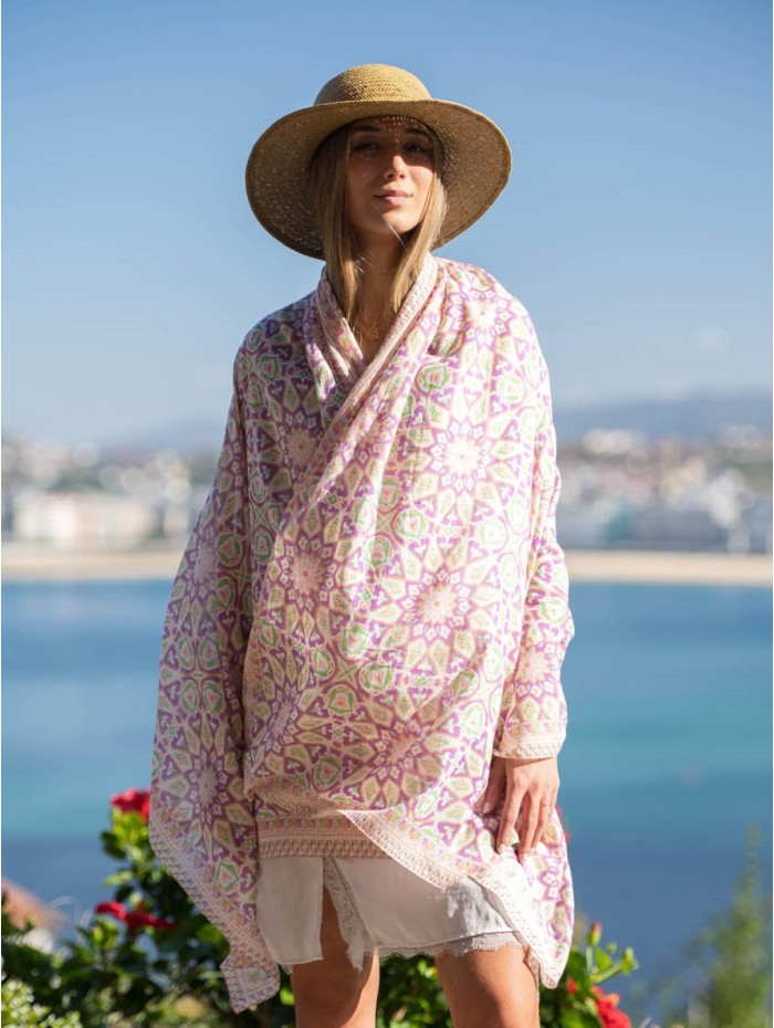 Cotton shawl-sarong ACT123C