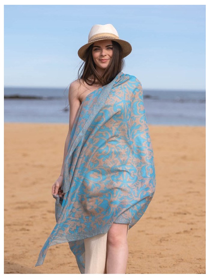 Cotton shawl-sarong ACT122C