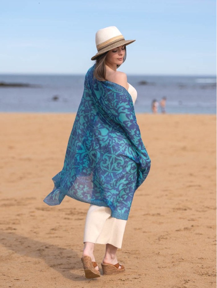 Cotton shawl-sarong ACT122C