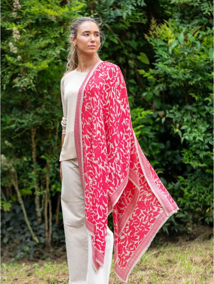 Wool and silk scarf ASW52F