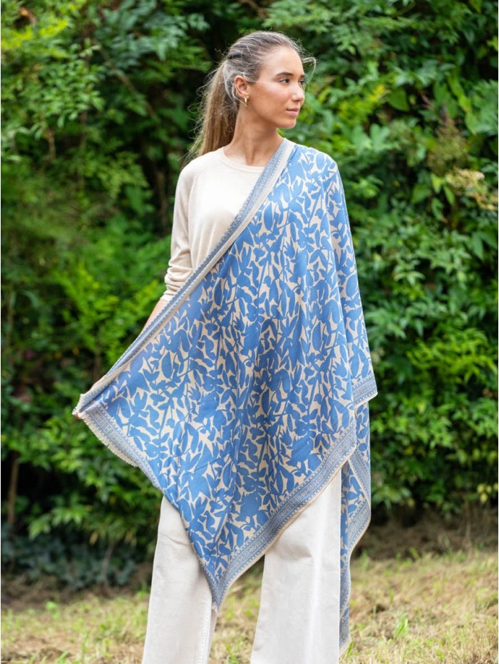 Wool and silk scarf ASW52F