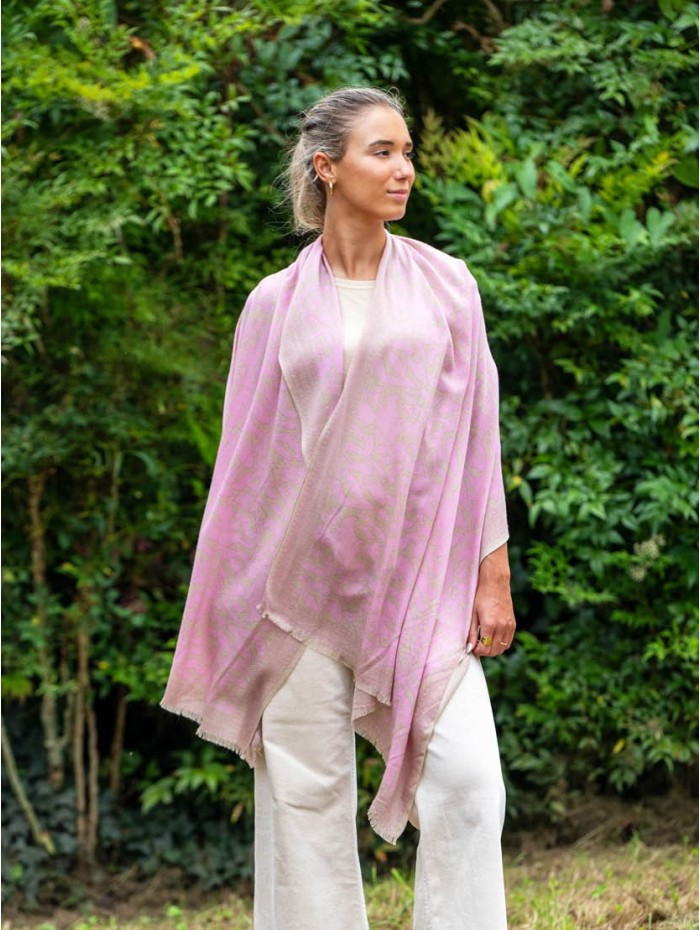 Wool and silk scarf ASW52F