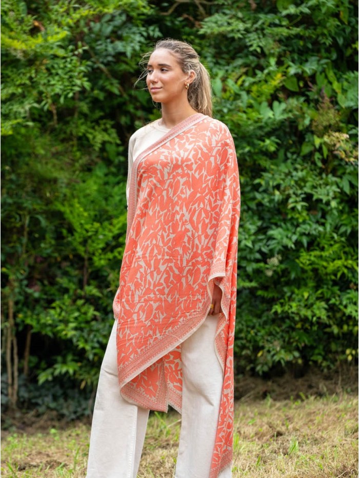 Wool and silk scarf ASW52F