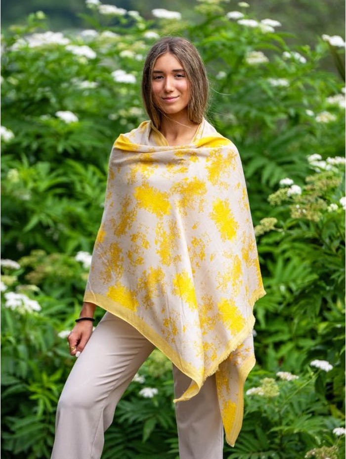 Wool and silk scarf ASW58F