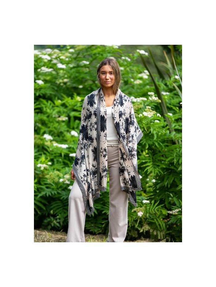Wool and silk scarf ASW58F