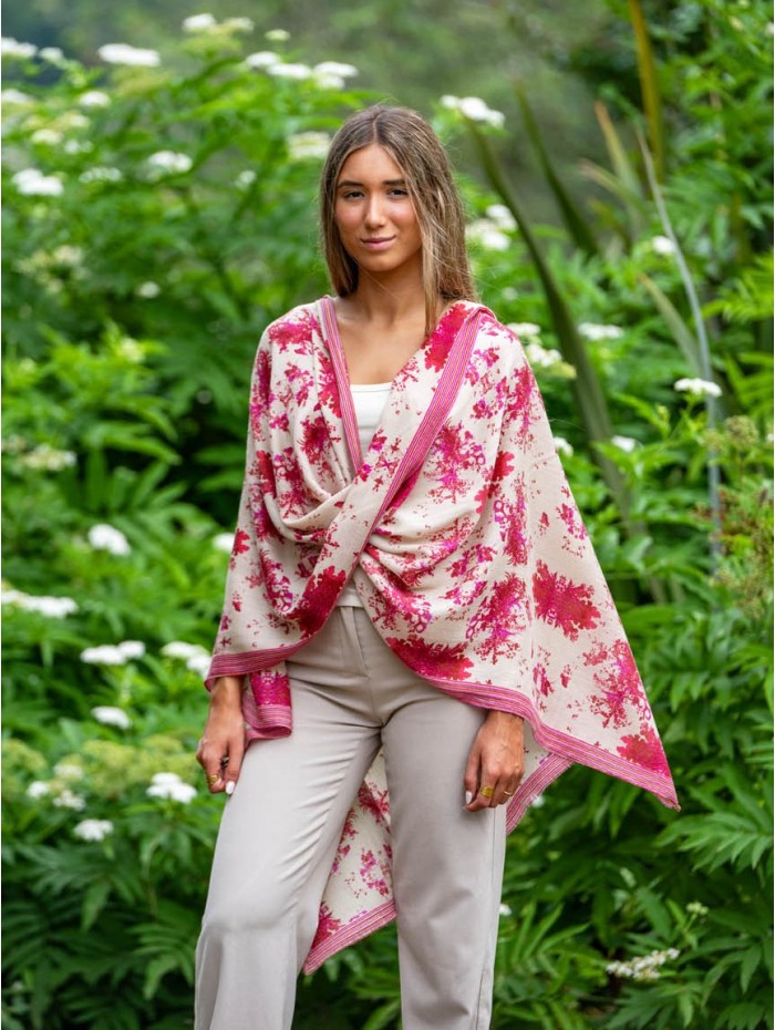 Wool and silk scarf ASW58F
