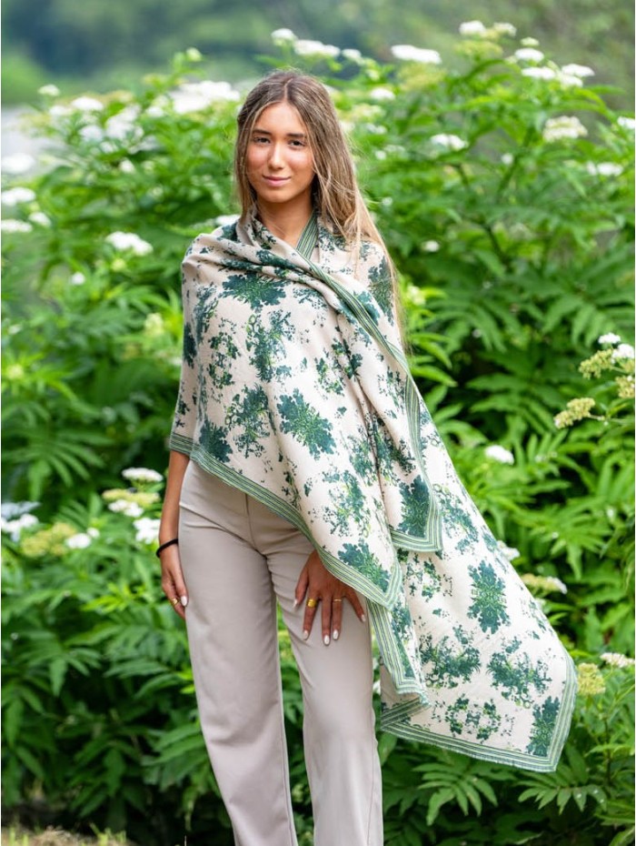 Wool and silk scarf ASW58F