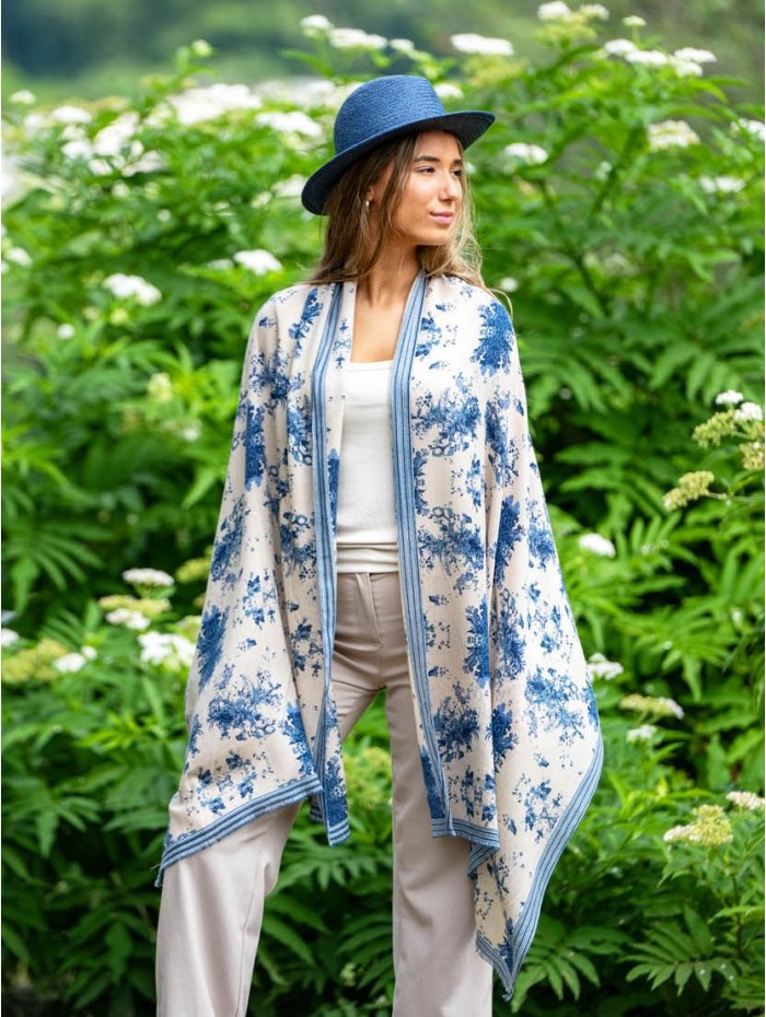 Wool and silk scarf ASW58F
