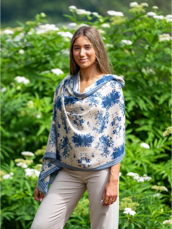 Wool and silk scarf ASW58F
