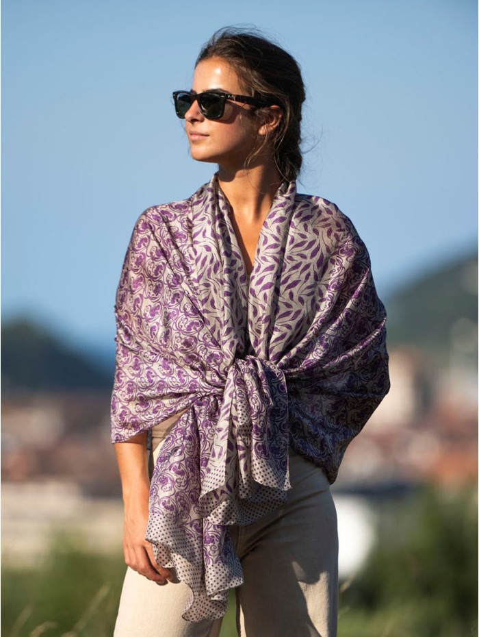 Foulard en soie ASK259C