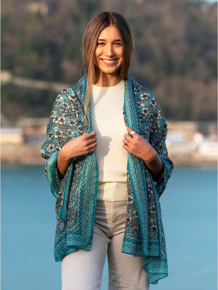 Silk foulard ATU75C
