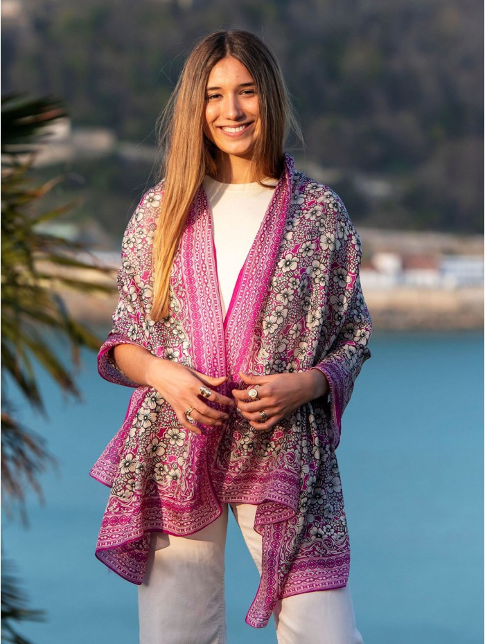 Silk foulard ATU75C