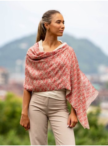 Foulard double en soie ASK259CDB