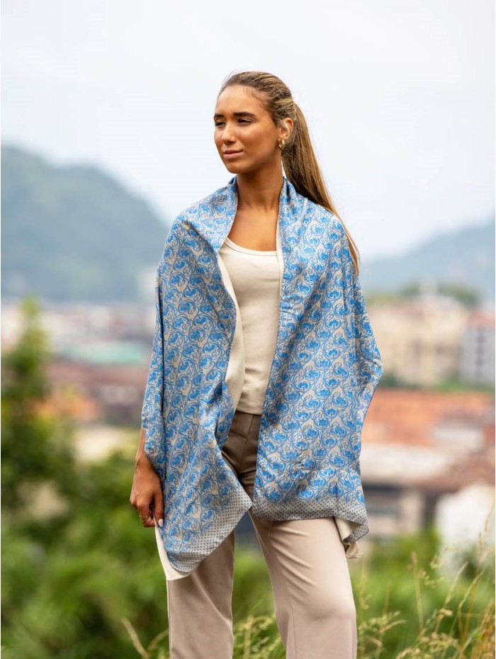 Double silk foulard ASK259CDB