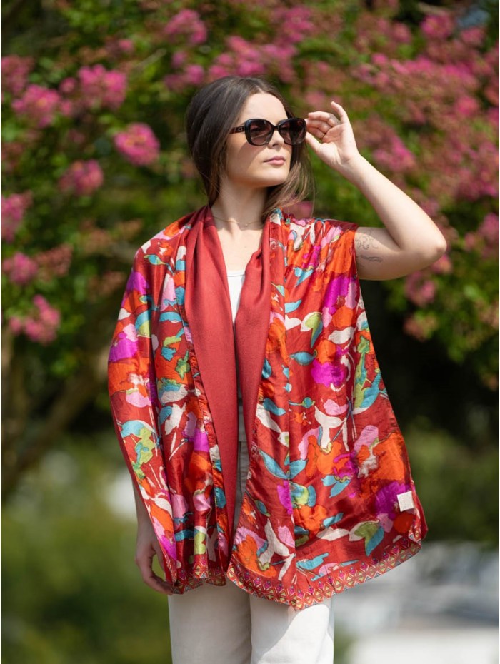 Double silk foulard ASK273CDA