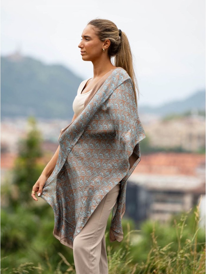 Double silk foulard ASK260CDB