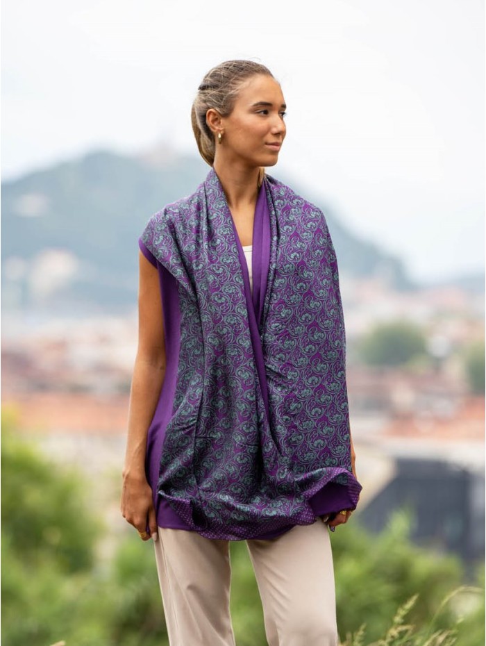 Double silk foulard ASK260CDB