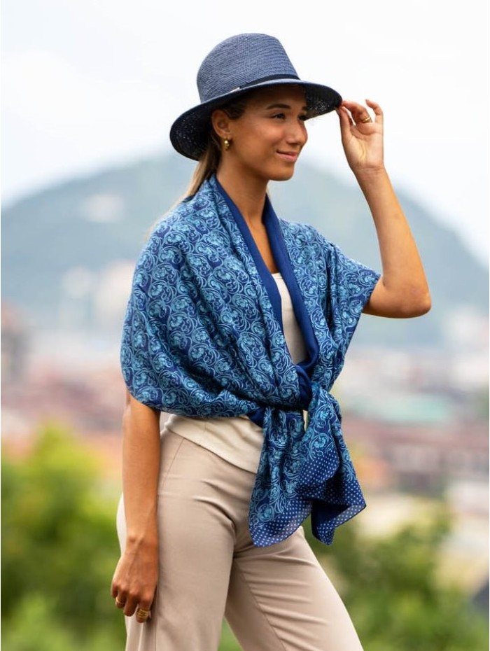 Double silk foulard ASK260CDB