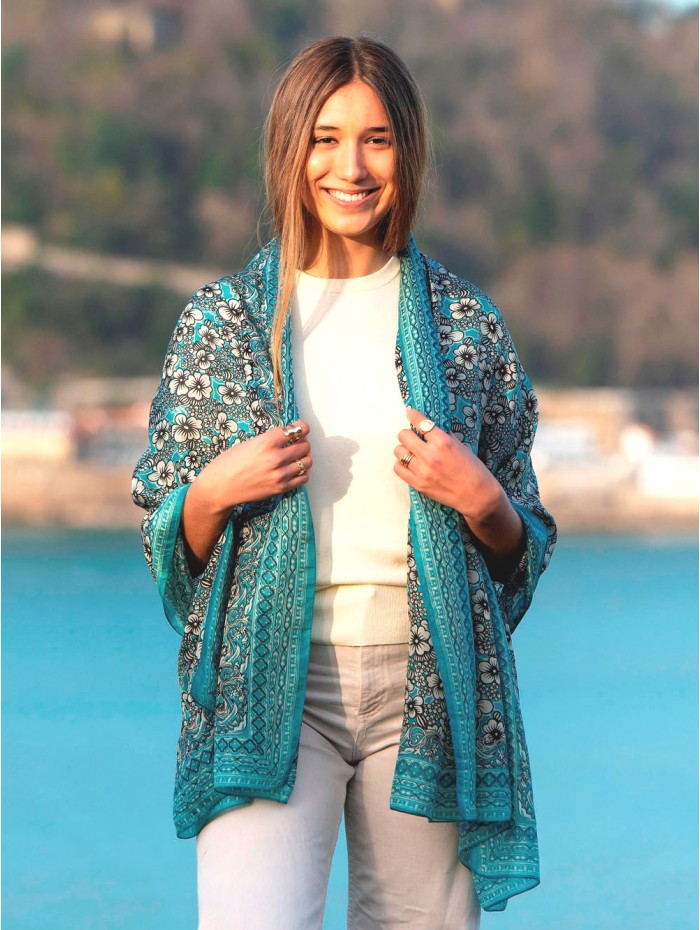 Silk foulard ATU75C